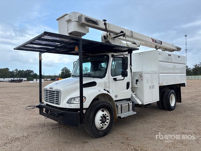 2018 Terex XT Pro 56 56 ft on 2018 Freightliner M2 106 4x2 Forestry Chipper Body Camion Nacelle