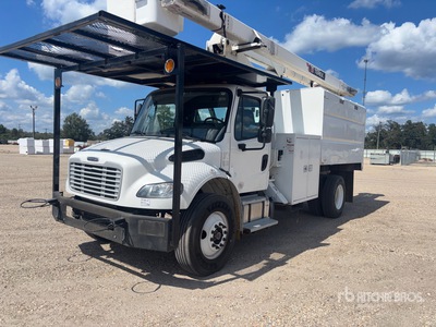 Terex on 2018 Freightliner 08 4x4 Cable Placer Camión con Cesta Elevadora