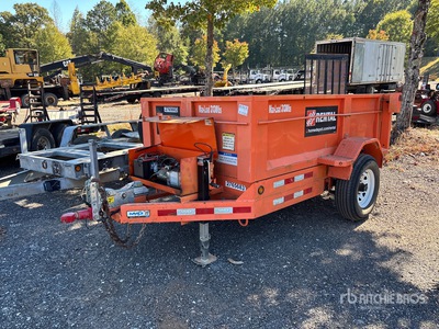 2019 MMDI 8 ft S/A Tipping Utility Trailer