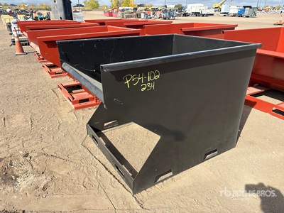 2026 Kit Containers 2.0YFT-SST Skid Steer Dump Hopper (Unused)
