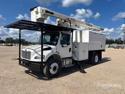 2018 Terex XT Pro 60 60 ft on 2019 Freightliner M2 106 4x2 Forestry Chipper Body Camion Nacelle