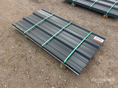 Quantity of 2026 Kit Containers 36 in x 6 ft Steel R Panels (Unused)