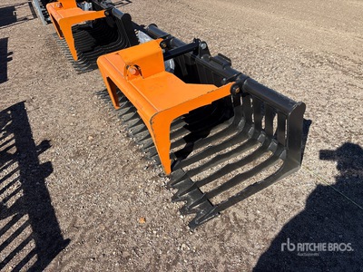 2026 Kit Containers QT-SG-S76-V3 76 in Skid Steer Grapple (Unused)