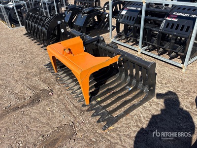 2026 Kit Containers QT-SG-S76-V3 76 in Skid Steer Grapple (Unused)