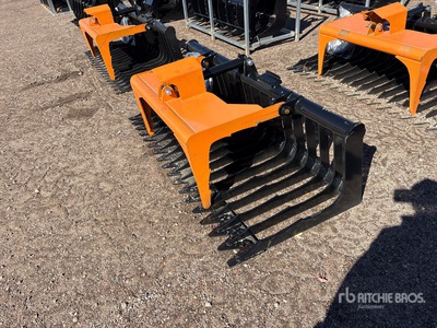 2026 Kit Containers QT-SG-S76-V3 76 in Skid Steer Grapple (Unused)