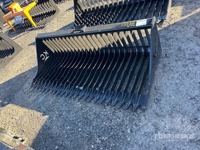 2026 Kit Containers QT-SB-H72-F 46 in Skid Steer Screening Bucket (Unused)