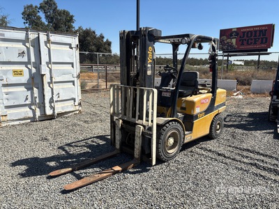 2018 Yale 6550 lb Cushion Tire Pneumatic Tire Forklift