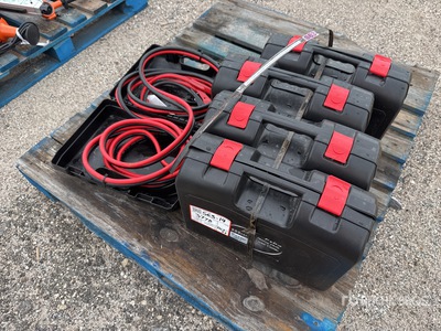 Quantity of (5) 25 ft 800 Amp Extra HD Booster Cables Attrezzatura industriale (Unused)