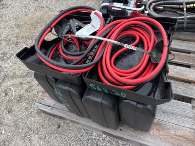 Quantity of (5) 25 ft 800 Amp Extra HD Booster Cables Attrezzatura industriale (Unused)