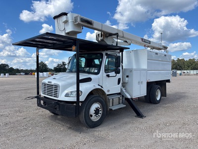 2018 Terex XT Pro 56 56 ft on 2019 Freightliner M2 106 4x2 Forestry Chipper Body Camion Nacelle