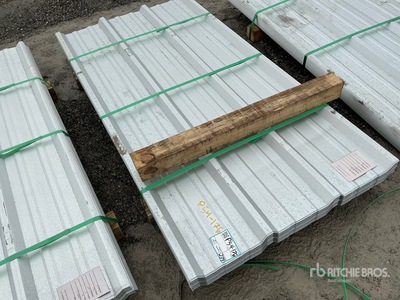 Quantity of 2026 Kit Containers Steel R Panels 6'x3' RAW (Unused)