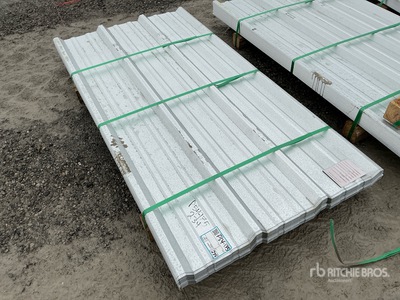 Quantity of 2026 Kit Containers Steel R Panels 6'x3' RAW (Unused)
