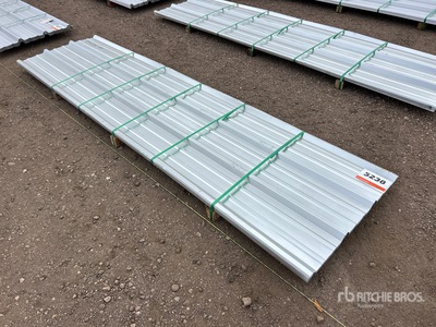 Quantity of 2026 Kit Containers 36 in x 12 ft Steel R Panels (Unused)