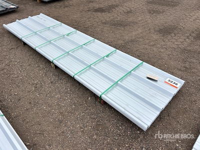 Quantity of 2026 Kit Containers 36 in x 12 ft Steel R Panels (Unused)