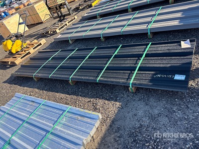 Quantity of 2026 Kit Containers 3 ft x 12 ft Steel R Panels BLACK その他 - 店舗 & 倉庫 (Unused)