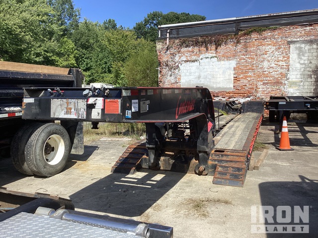 2022 Pitts LB55-22DC Tri/A Removable Gooseneck Lowboy Trailer