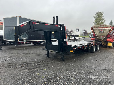 2018 Gator 25 ft T/A Gooseneck Equipment Trailer