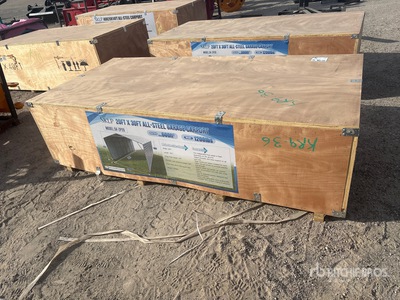 2026 SKLP SK-ZP20 20 ft x 30 ft All-Steel Enclosed Cochera (Unused)