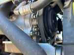 Engine with A/C Compressor