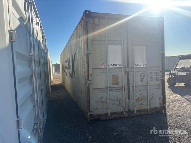40ft Container With Rack 2007 40 ft High Cube Storage Container for Sale in MD