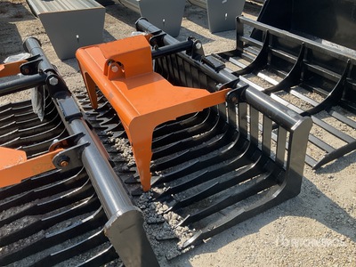 2026 Kit Containers QT-SG-S76-V3 Skid Steer Grapple Bucket (Unused)