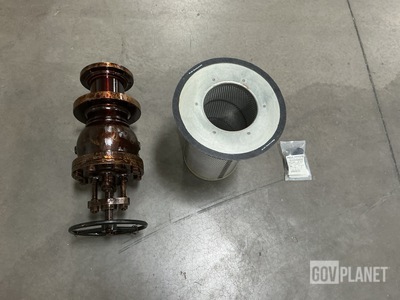 (1) Angle Valve, (14) Adapters, (7) Filter Elements & Assorted Items