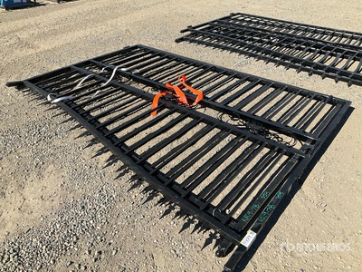 2026 SKLP SK-T20X 20 ft x 7 ft Wrought Iron Bi-Parting Driveway Gate (Unused)