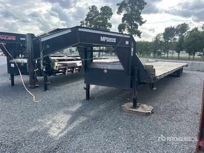 2025 MP Custom Trailers 40 ft T/A Gooseneck Remorque à plateau