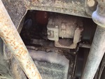 Engine with A/C Compressor