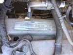 Engine with Emission Label