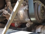 Engine with A/C Compressor