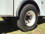 Underbody with Right Rear Drive Tires