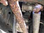 Engine with A/C Compressor