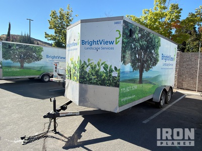 2018 Cargo 15 ft T/A Enclosed Trailer