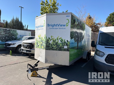 2018 Cargo 15 ft T/A Enclosed Trailer