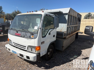 2003 GMC W3500 4x2 Chipper Body S/A Dump Truck