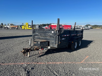 2007 PJ 14 ft T/A Dump Utility Trailer