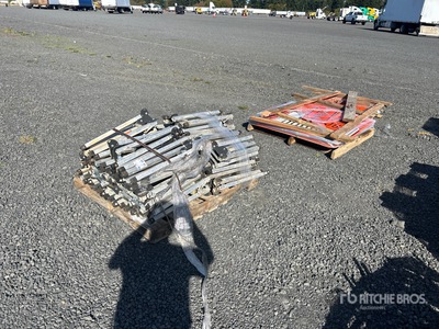 Quantity of (3) Pallets of Traffic Signs & Stands