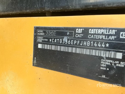 2014 Cat 336E L CF Koparka gąsienicowa