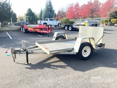 2018 Best UP5X8M 8 ft S/A Mower Utility Trailer