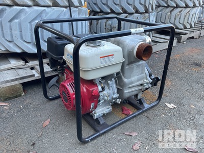 2022 Tsurumi EPT3-80HA Skid-Mounted Water Pump