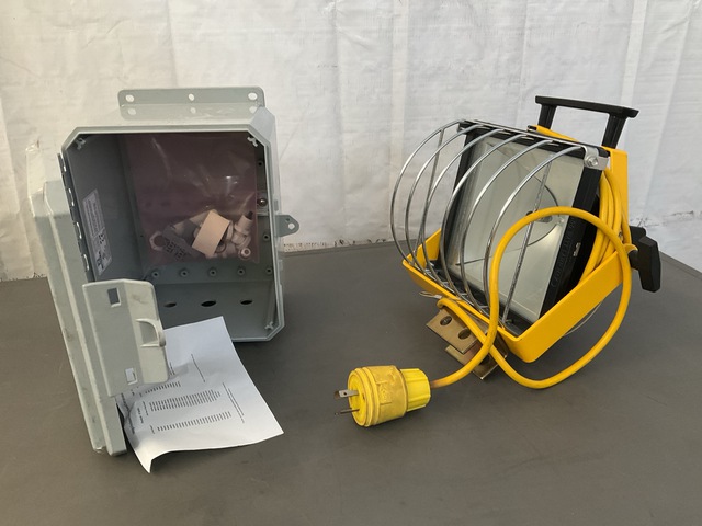 (20) Waterproof Boxes & (8) Portable Utility Lights