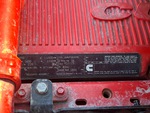 Engine with Emission Label