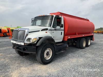 2007 International 7600 6x4 Camion Pipa de Agua / Wassertank-Lkw
