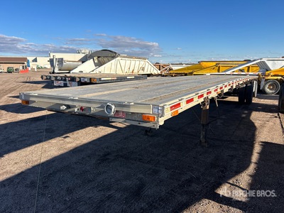 1995 Ravens 1448A66 48 ft T/A Spread Axle Flatbed Trailer