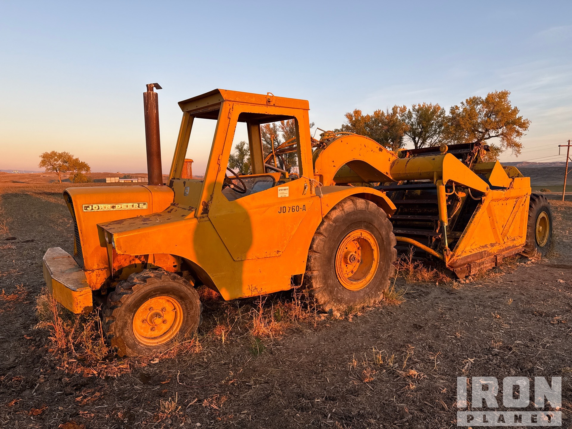 1972 John Deere 760A Elevating Motor Scraper