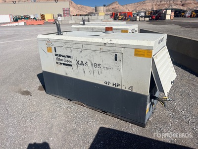 2014 Atlas Copco XAS185CD7 Skid-Mounted Compresseur à air
