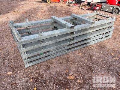 Quantity of (5) 2015 Heras GESTELL BAUZAUN Temporary Fence Panel Rack