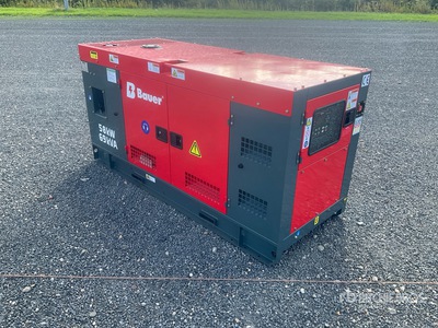 2026 Bauer GFS 50 ATS 62.5 kVA Generator Set (Unused)