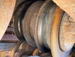 Undercarriage with Left Track Rollers